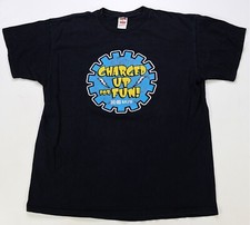 Rare VTG WWE Raw Smackdown Summerslam KB Toys Charged Up 2005 T Shirt 2000s XL