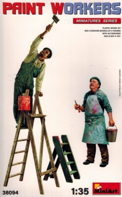 MiniArt 38094 Paint Workers - Maler - Zivilisten - 1:35