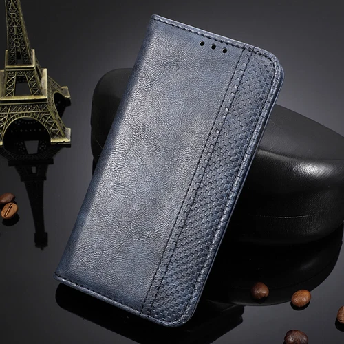 For Motorola Edge (2021) Retro Leather Wallet Flip Stand Case + Screen Protector - Picture 26 of 33