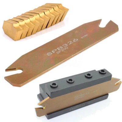 SPB326 Part Blade Grooving Cut-off Cutter with 10pcs ZQMX3N11-1E YBC251 Inserts