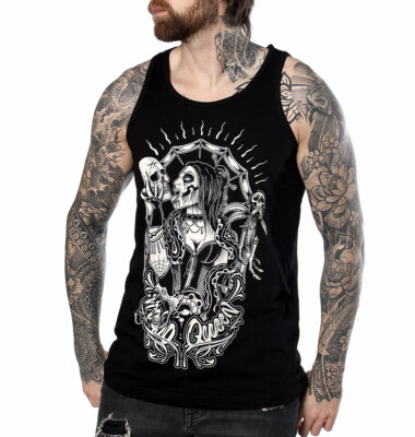 HYRAW - Herren Tank Top ''Voodoo Queen'' black (schwarz)