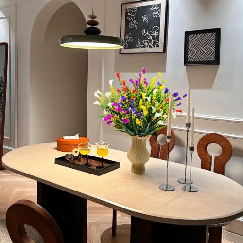 10 Bundles Artificial Flowers Calla Lily UV Resistant Plastic Fake Flowers Ar... - Picture 4 of 7