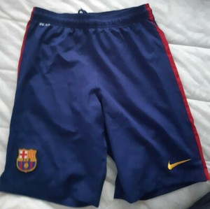 FC Barcelona 2014 - 2015 Shorts Nike Navy Blue Pants Size Boys XL 13-15  Football | eBay