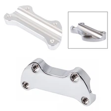 Chrome Upper Handlebar Riser Clamp For Harley Dyna Softail Sportster XLH883/1200
