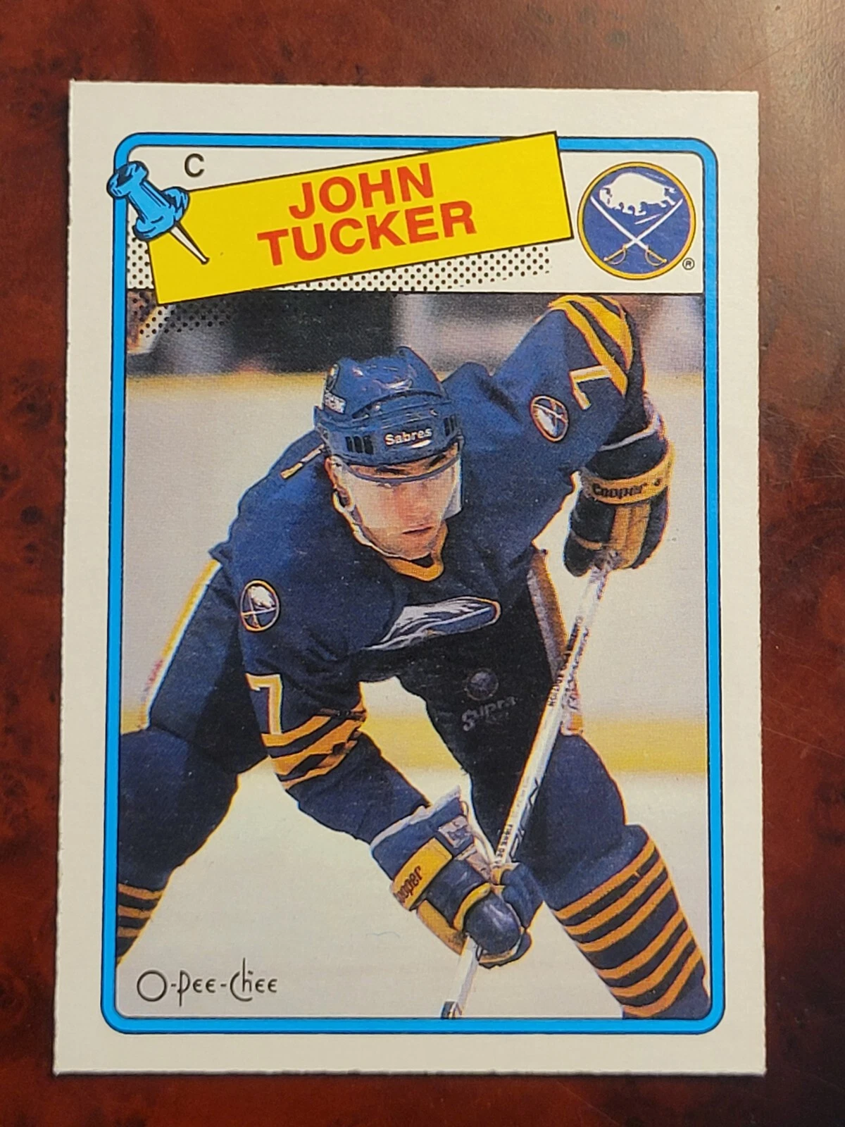 1988 O-Pee-Chee Hockey John Tucker #74 PSA 10