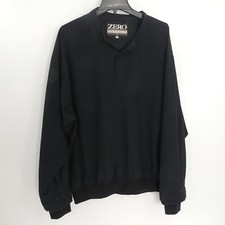 Zero Restriction Golf Outerwear Jacket Windbreaker Black Men's XL