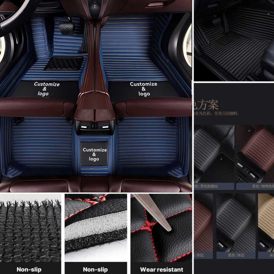 For Lincoln Town Car 1998-2011 Car Floor Mats Carpet Custom Waterproof Handmade - Изображение 3 из 4