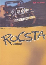 ASIA MOTORS ROCSTA Jeep ZUBEHÖR Prospekt Brochure plus Preisliste 1995 14