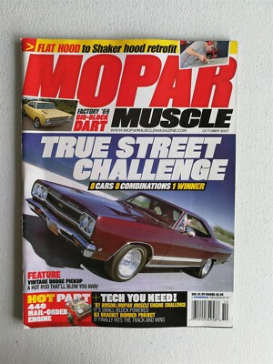 Mopar Muscle October 2007 1969 Dodge Dart - Amsoil/Mopar Muscle Engine Challenge