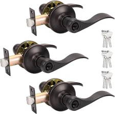 Probrico Oil Rubbed Bronze Door Lockset Hardware Keyed Alike Entry Entrance Door