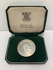 REPUBLIC DAY OF MALAWI 6th July 1966, 1 Crown Coin Royal Mint, Unity & Freedom