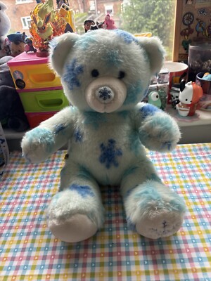 Build-A-Bear, Winter Season Of Hugs Snowflake Ice Blue Bear, Special Ed. 2009