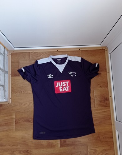 DERBY COUNTY 2016 2017 HOME FOOTBALL SHIRT FUSSBALLTRIKOT Gr. XL UMBRO