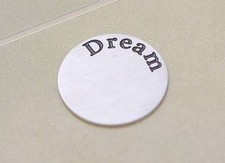 FLOATING LIVING CHARM WINDOW STAINLESS STEEL PLATE MEMORY LOCKET ROUND DREAM