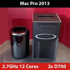 2013 Mac Pro  2.7GHz 12-Cores  Dual D700  128GB RAM  4TB PCIe NVMe