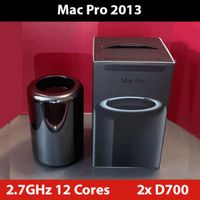 MacPro 2013/2.7GHz 12コア/D700/1TB/64GB MacPro 2013/2.7GHz 12コア