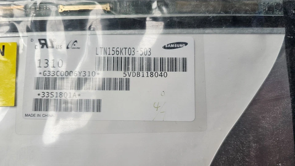 15.6" Samsung LTN156KT03-503 WXGA+ LCD LED Screen - Bild 3 von 3