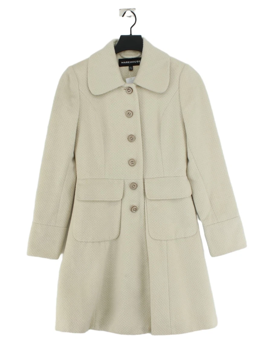 Warehouse cream coat clearance