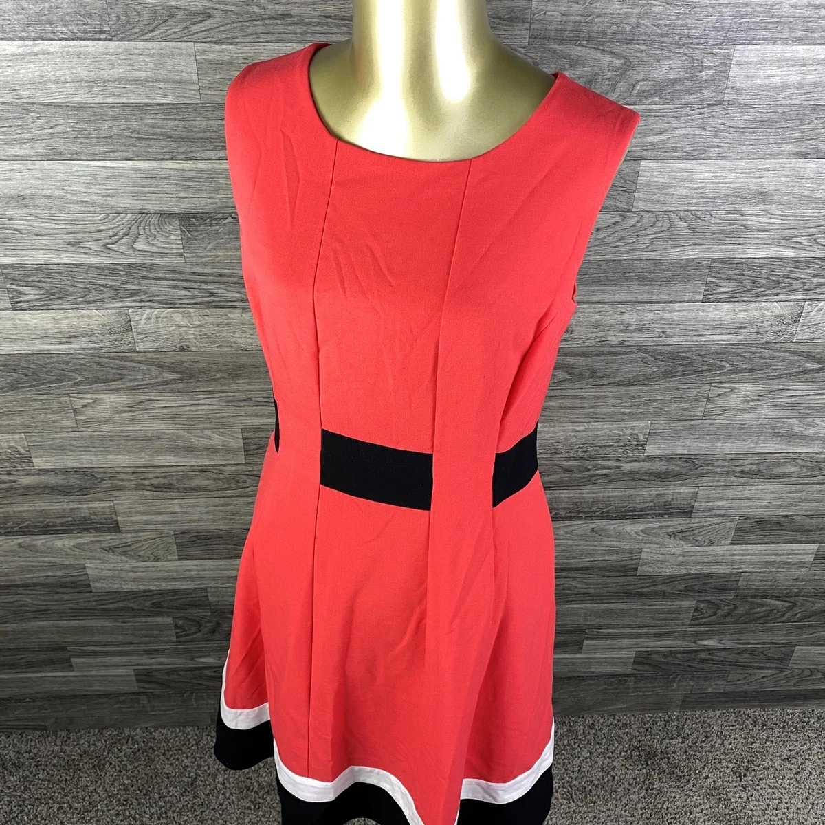 Calvin klein sleeveless top fit and flare dress