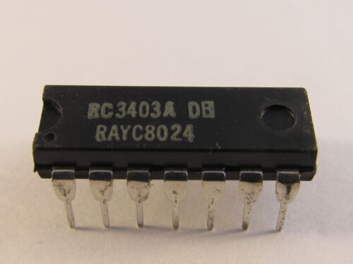 RC3403ADB Raytheon Total Quad Operational Amplifier DIP14 - Afbeelding 1 van 2