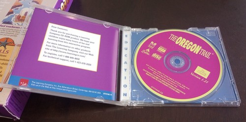 The Oregon Trail Windows Big Box Game CD-ROM Version 1993 1997 Disc Mecc PC - Picture 3 of 6