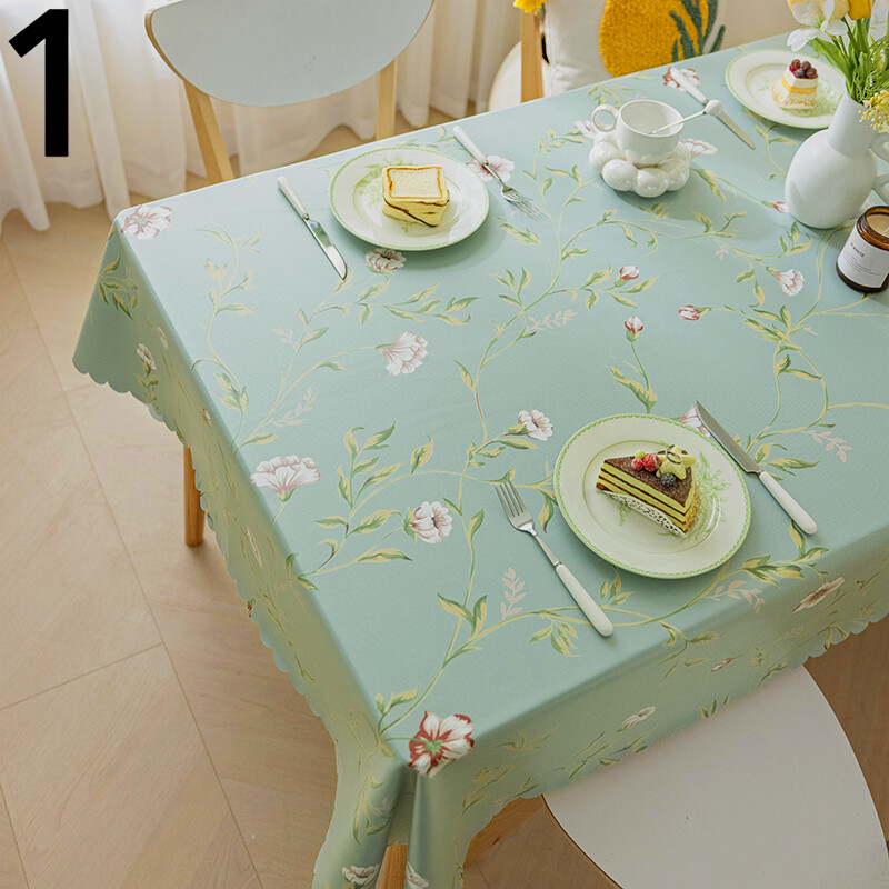 Ländlich Stil Tischdecke Blumenmuster Abdeckung Bankett Essen Zimmerdekoration