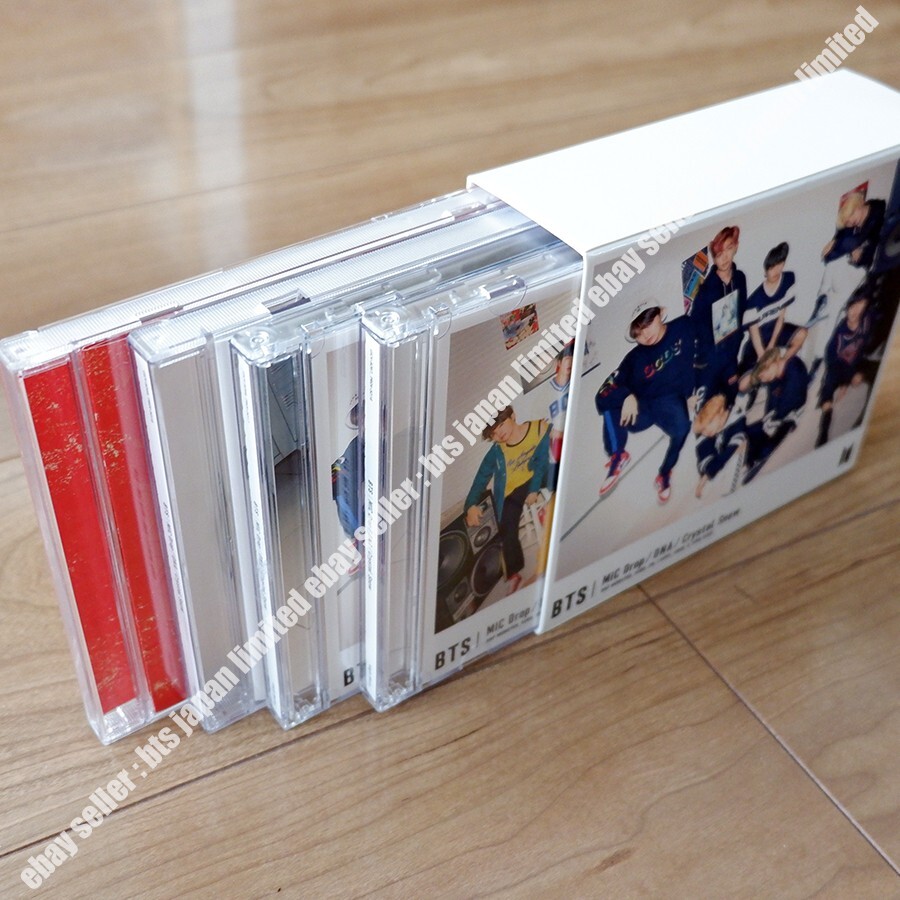 BTS MIC Drop DNA Crystal Snow A B C ver. 4 CD DVD Official Photo
