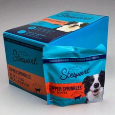 STEWART 12 PACK Supper Sprinkles Beef Liver Meal Topper 2.5 oz BB 10/25
