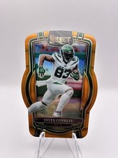 Tyler Conklin 2022 Select Club Neon Orange Die-Cut Prizm Rookie /199