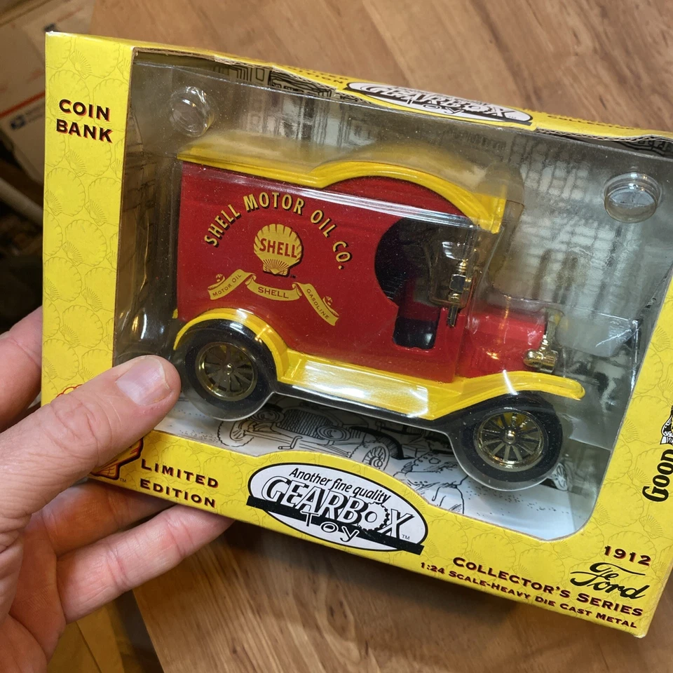 1912 年福特 SHELL GEARBOX 收藏家系列限量版硬币银行 1:24 比例 — 第 3/3 张图片