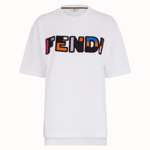 FENDI x FILA 2018 Size L White Black Red Cotton Logo Hoodie FENDI x FILA 2018 Size L White Black Red Cotton Logo Hoodie