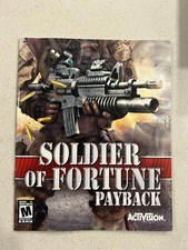 SOLDIER OF FORTUNE PAYBACK - PLAYSTATION 3 PS3 - INSTRUCTION MANUAL