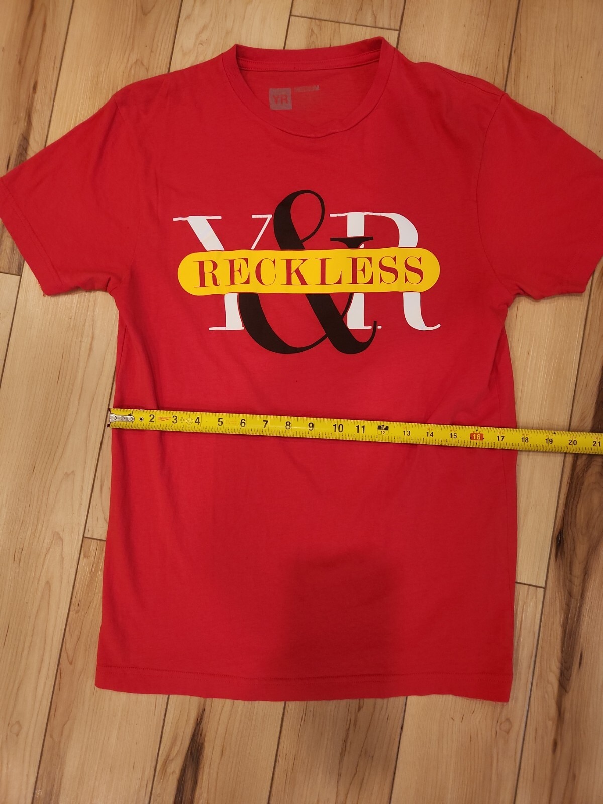 Young And Reckless Mens Graphic TShirt Medium Red Logo eBay