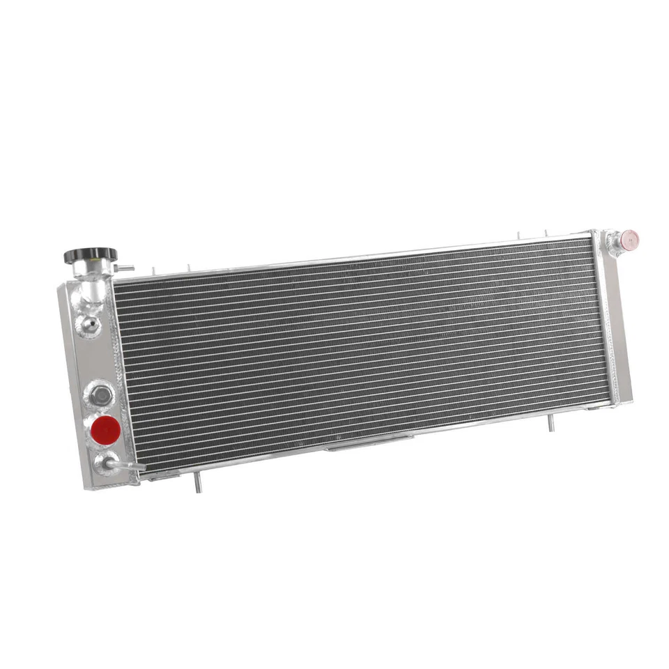 4-ROW Aluminium Radiator For 1991-2001 1993 Jeep Cherokee XJ 4.0L AT,MT - Изображение 4 из 4