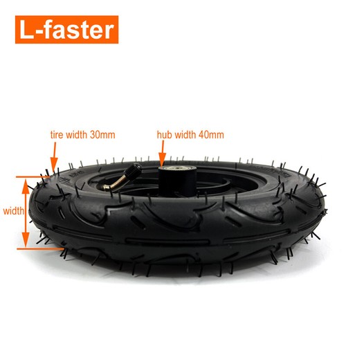 8x1 1/4 Pneumatic Wheel Inner Tube 8" Air Wheel Outer Tire 8x1.25Inflatable Tyre - Picture 15 of 27