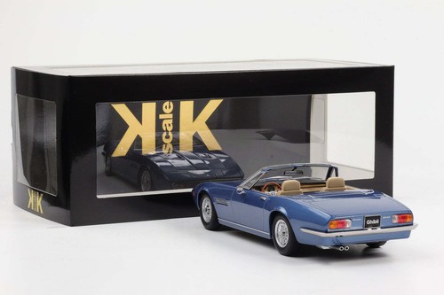 1:18 Maserati Ghibli Spider 1969 Blu Metallizzato Tetto Rimovibile 1:18 KK-SCALE