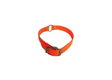 PETE RICKARD - NEW 22" FLOURESCENT ORANGE BIOTHANE DOG COLLAR DD698-22