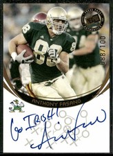 2006 Press Pass #NNO Anthony Fasano Autographs Gold #/100