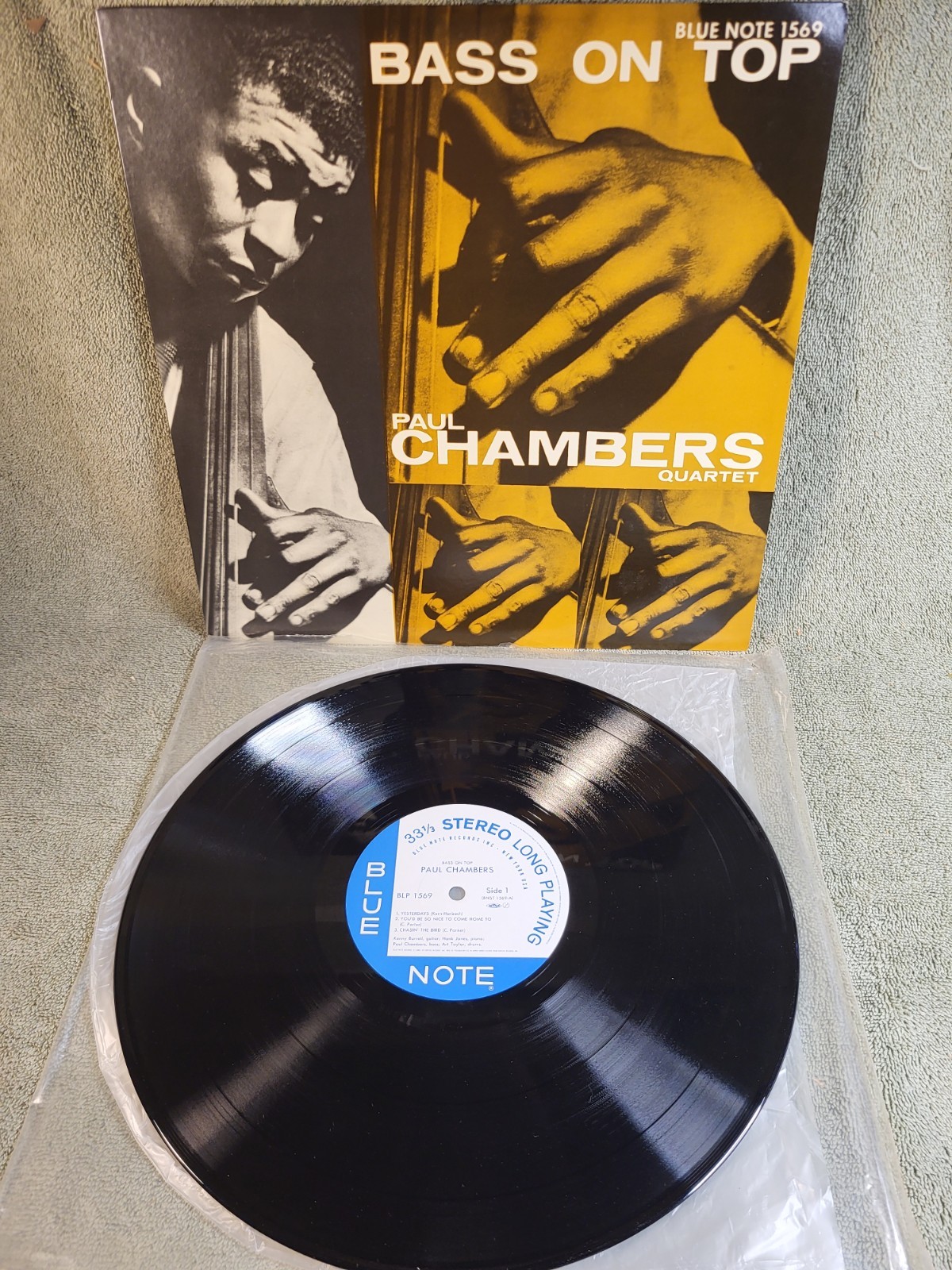 Paul Cambers BASS ON TOP Blue Note Japan '77 RE STEREO LP  VG+/NM Kenny Burrell