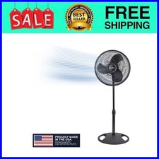 Lasko 16 Oscillating Pedestal Fan Black S16500 Adjustable Height Fast Ship Usa Lasko 16 Oscillating Pedestal Fan Black S16500 Adjustable Height Fast Ship Usa