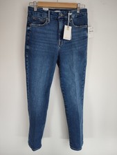 Image of Good American Good Legs Straight Jeans, Indigo 271 Size 29 UK Size 12
