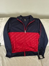 NWT Converse 45 Big Kids Color-Block Wordmark Full Zip Jacket, Sz XL 13-15