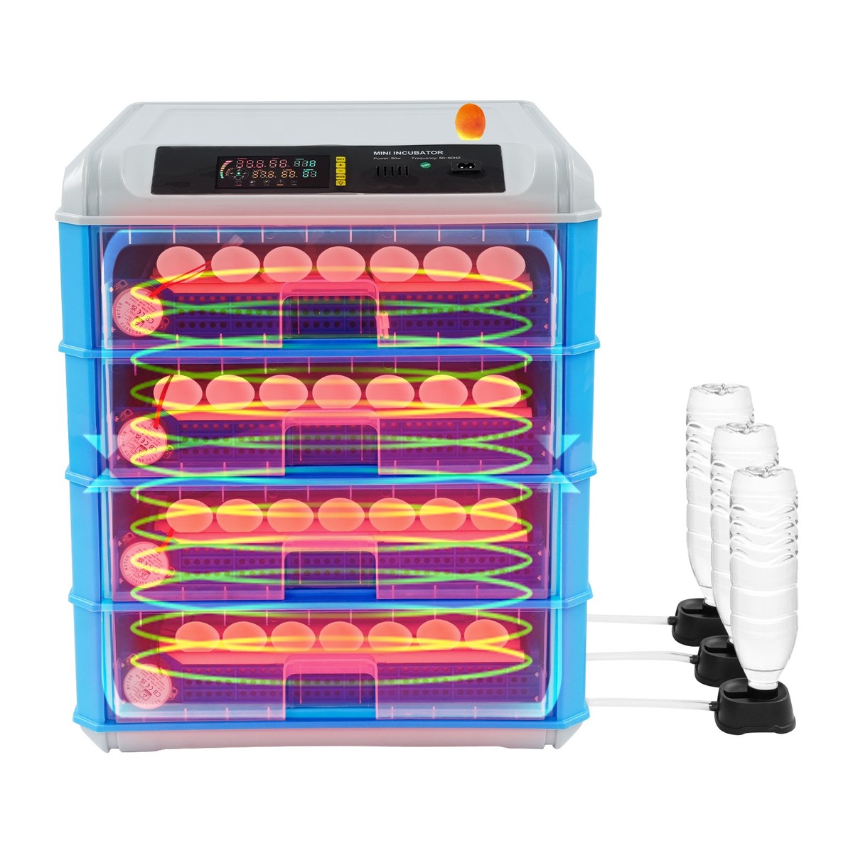 200-240 Egg Incubator Machine Automatic Egg Turning Egg Hatching