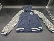 Girls Size Large Disneyland Diamond Celebration 60 Navy Silver Sequined Jacket