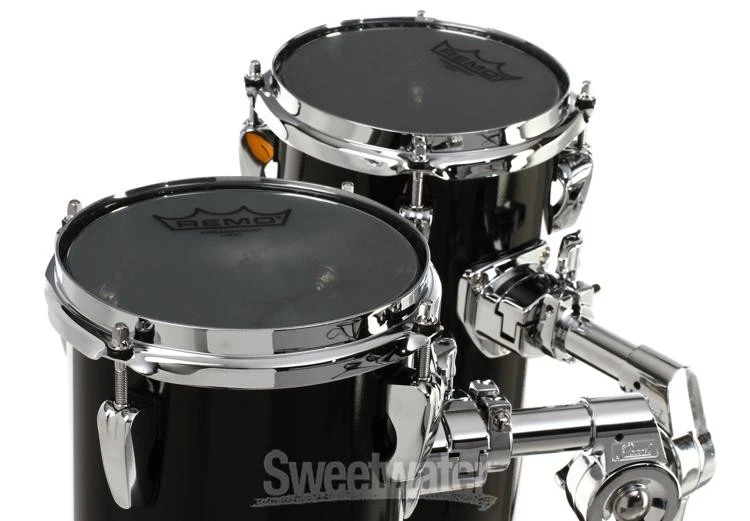 Pearl Rocket Toms with Stand 12 & 15" - Piano Black Finish - Image 3 of 4