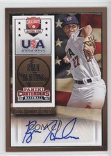 2015 Panini Contenders USA Baseball Ticket Ryan Hendrix #62 Auto b1p
