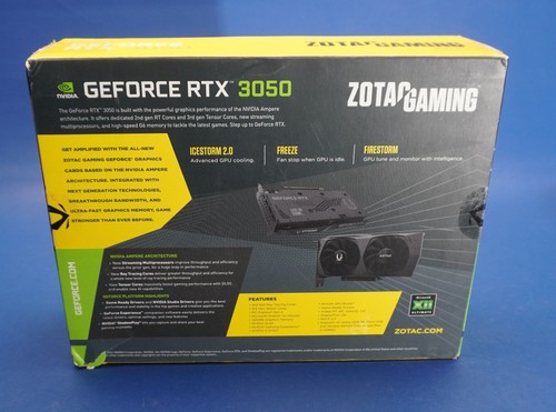 Zotac Geforce RTX 3050 8GB twin edge gaming video card - Picture 10 of 10