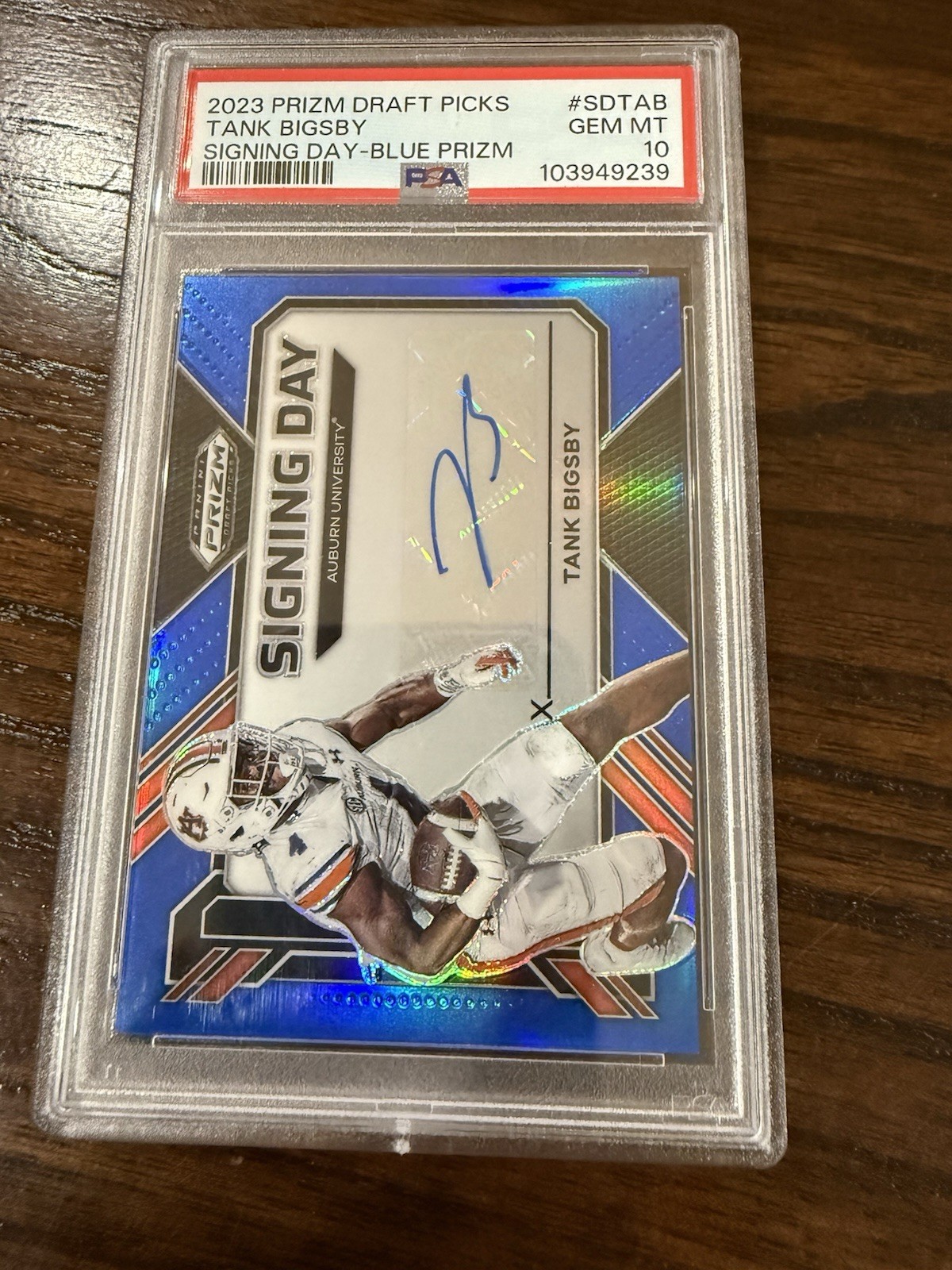 Tank Bigsby Panini Prizm Draft Picks Signing Day #SDTAB Base