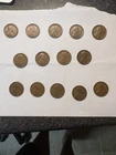 Wheat Pennies Lot of 14 Pennies; years 1909-1929 No Mint Markings