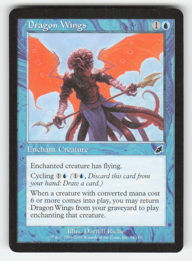 2003 Dragon Wings Scourge 34 MTG